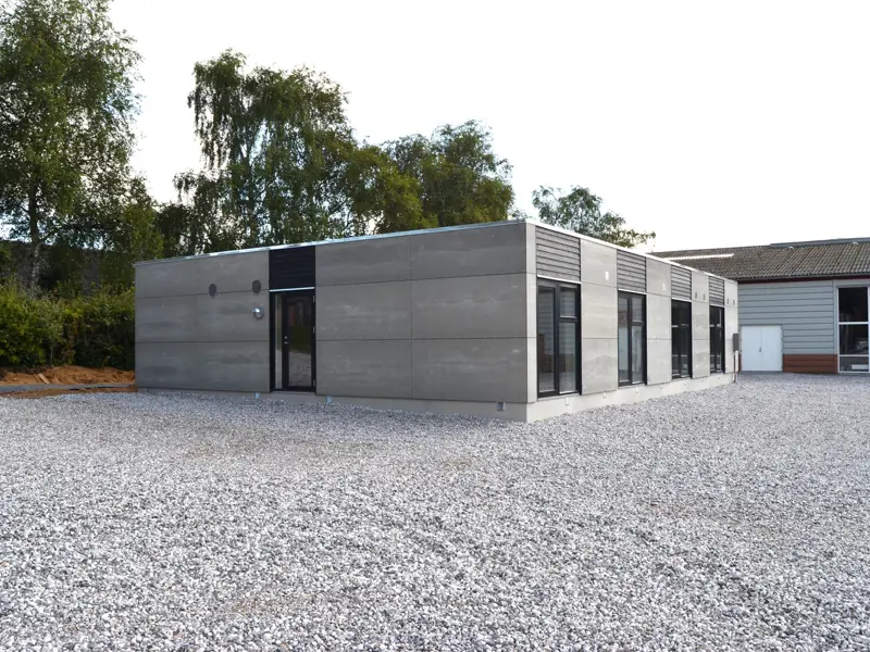 Flexicubes moduler til Efterskolen for Scenekunst bygningen