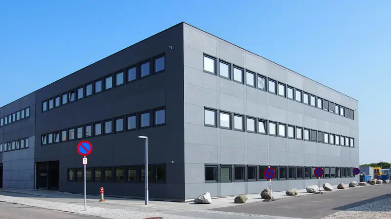 Facaden ved Metroselskabet hvor man kan se de 3 etager