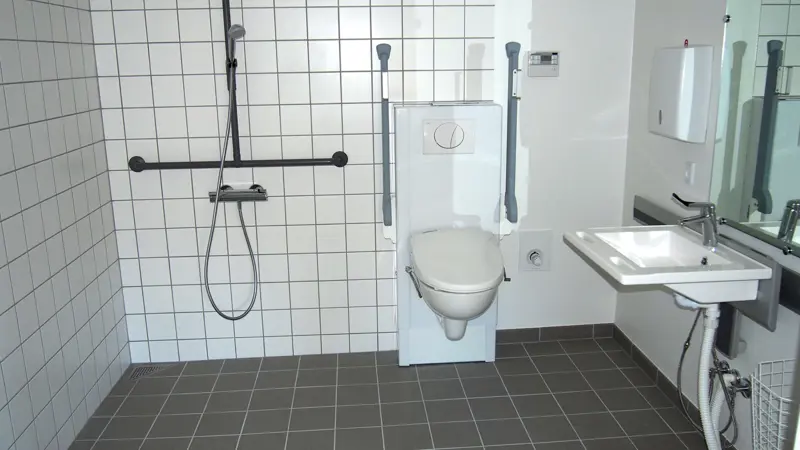 Handicaptoilet hos Botilbuddet Vingen