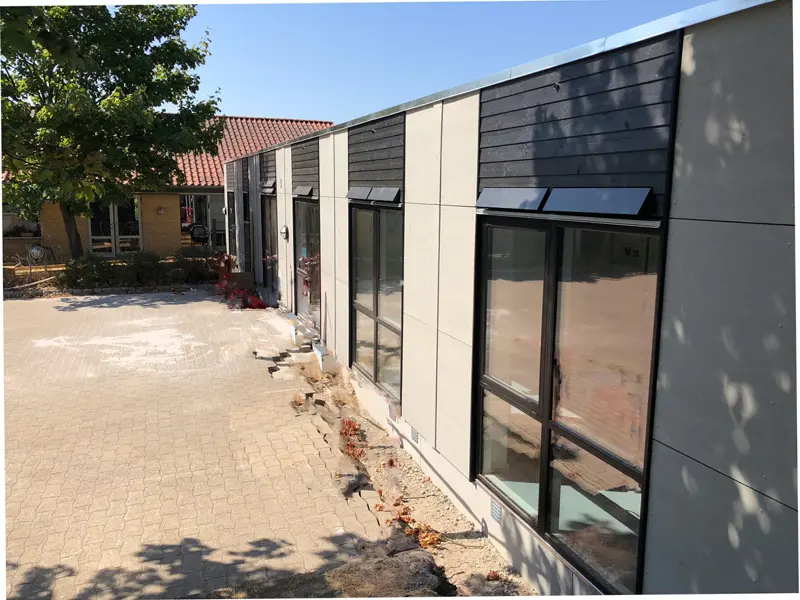 Poppellunden bygget i Flexicubes® i ekstra m² op af eksisterende bygning.