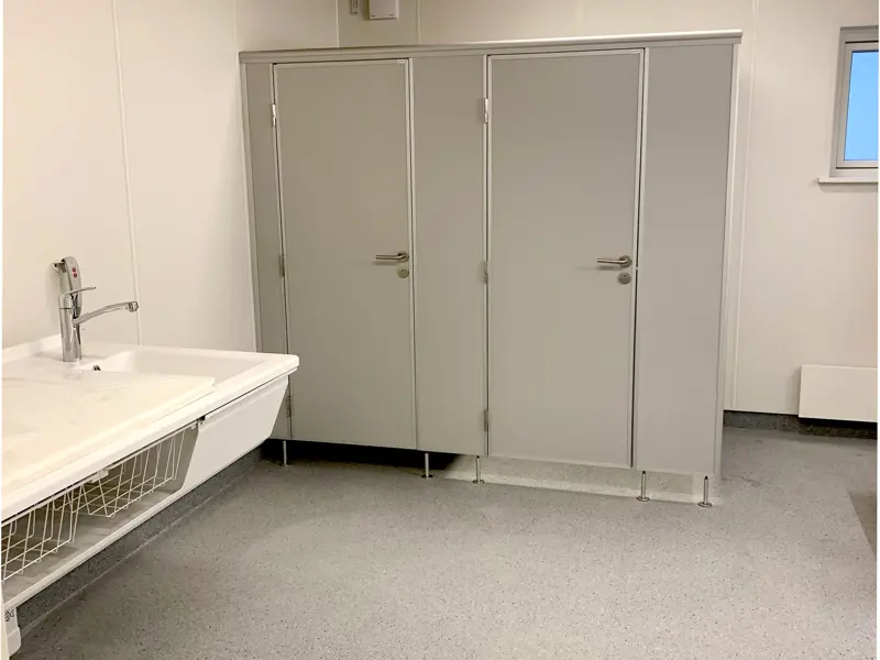 Toilet og puslerum i børnehaven BUM
